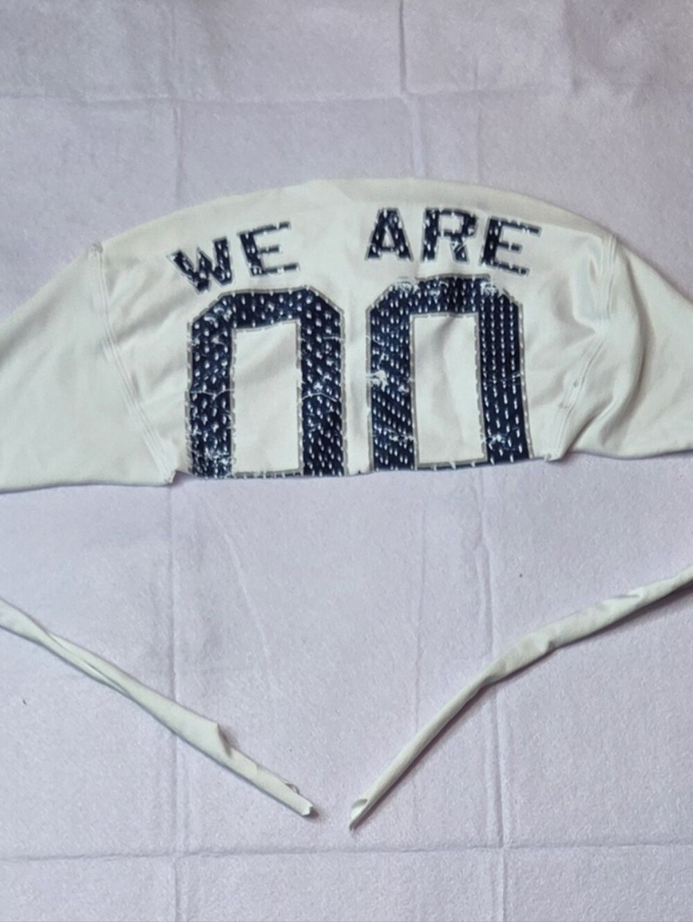 ZooZatz Penn State Tube Top Size Small We Are Gameday Tie Back Crop Bandeau